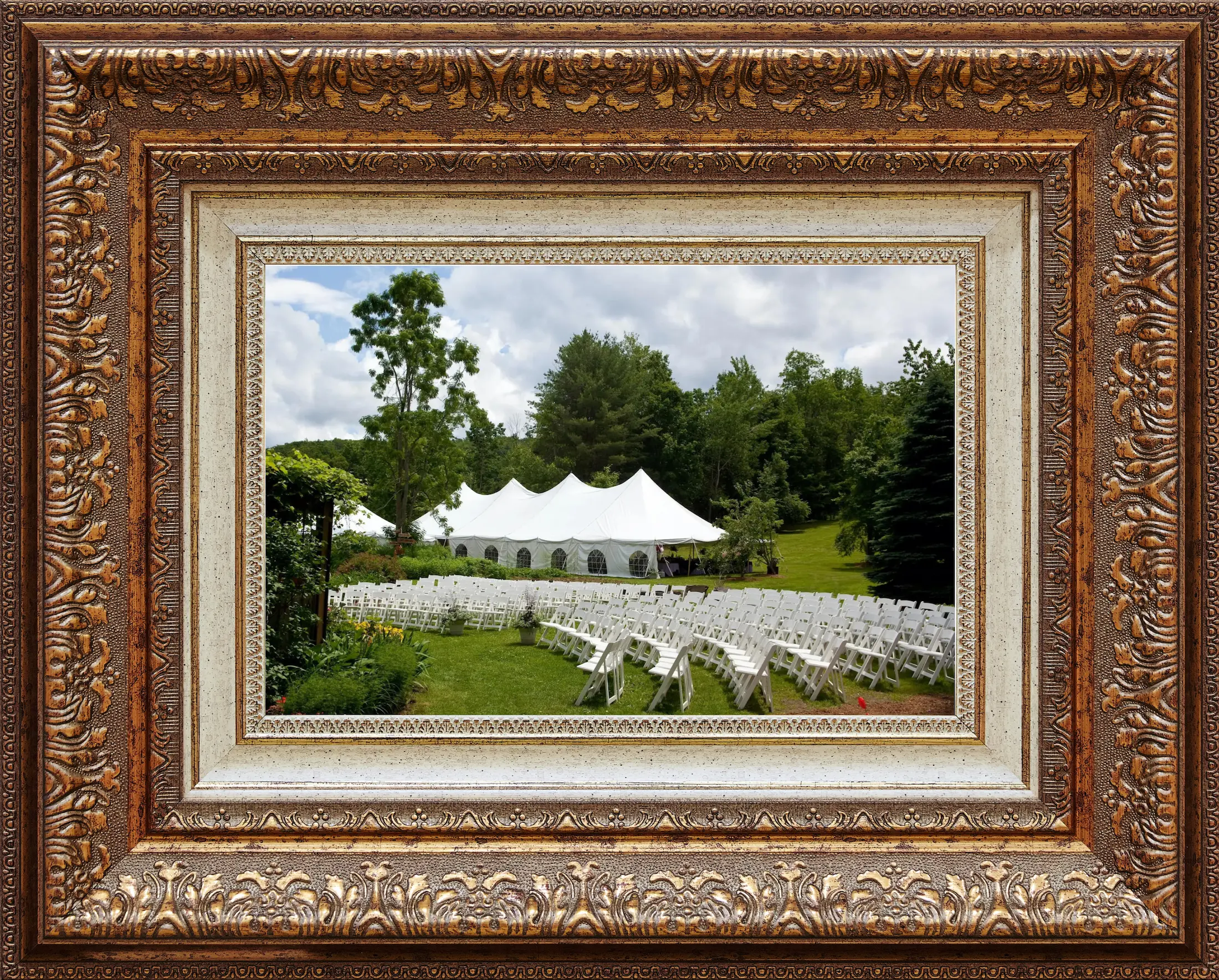 External view of a large marquee